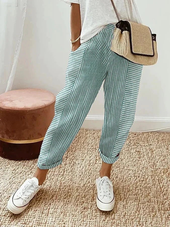 Lola | Pantaloni Estivi Casual a Vestibilità Larga