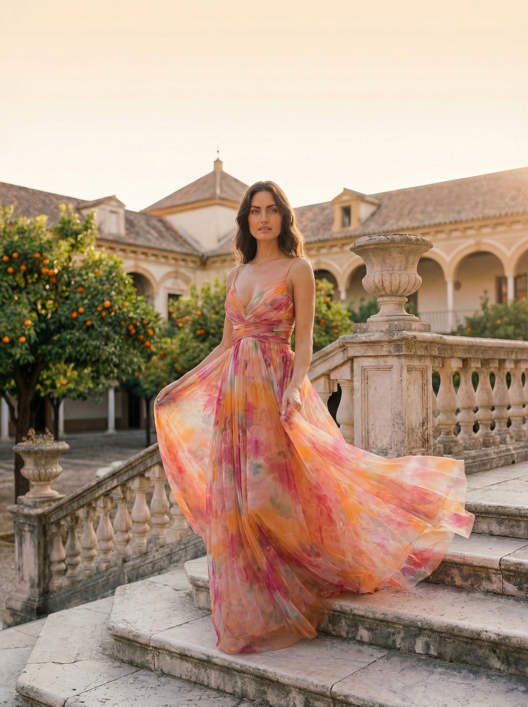 Marbella | Abito Maxi Spalline