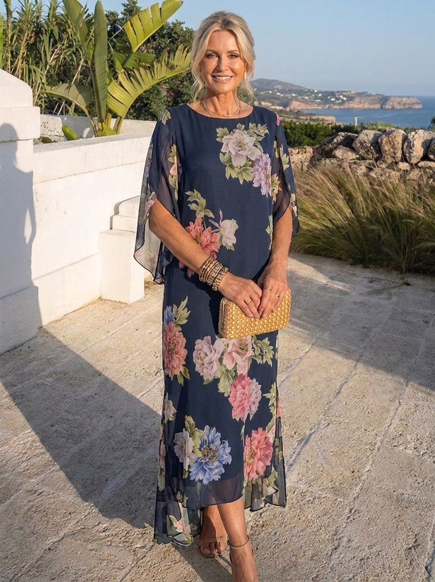 Floreale | Abito Maxi Chiffon