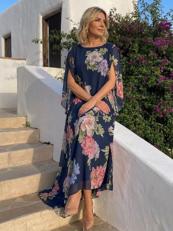 Floreale | Abito Maxi Chiffon