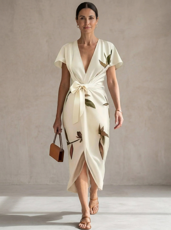 Judy | Abito Satin Bianco