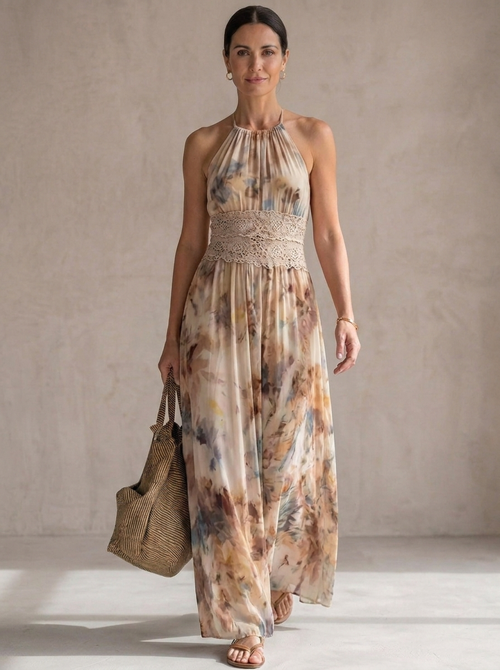 Chloe | Abito Midi Vintage Floreale