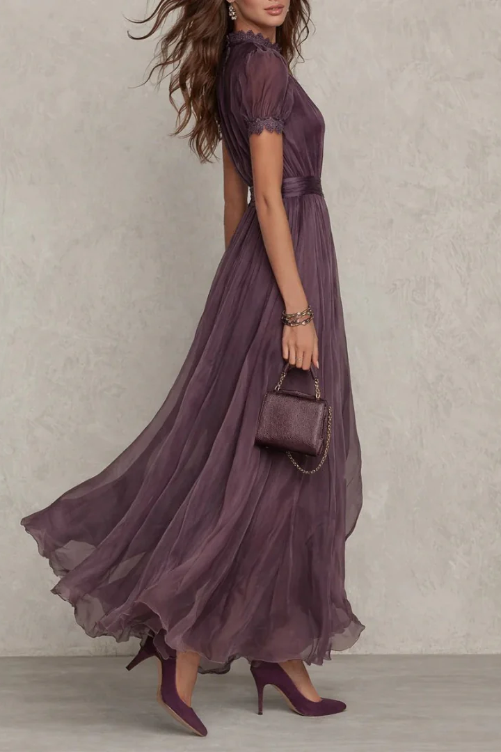Yolanda | Elegante Vestito Maxi Fluido