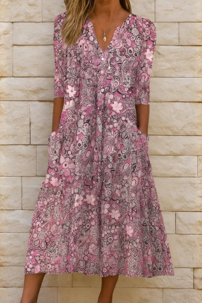 Olivia | Elegante Vestito con Scollatura a V