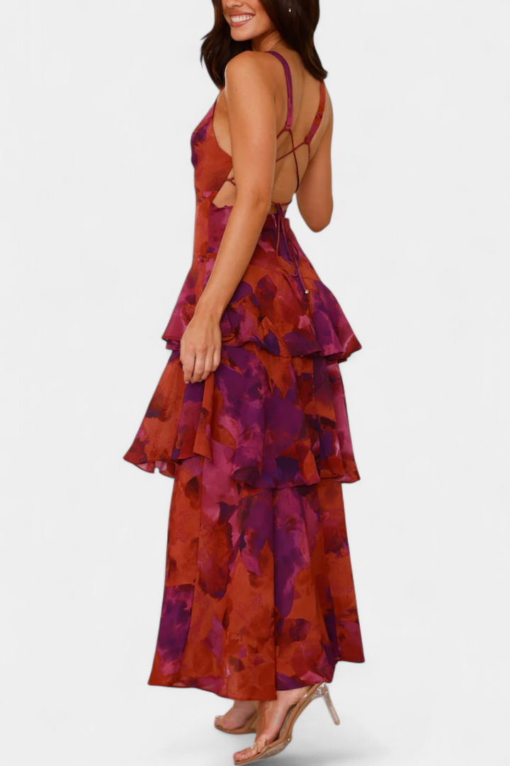 Domenica | Abito Georgette Scollo V