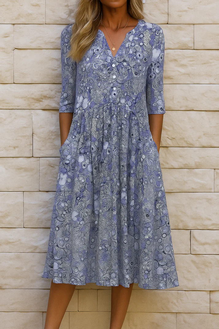 Olivia | Elegante Vestito con Scollatura a V