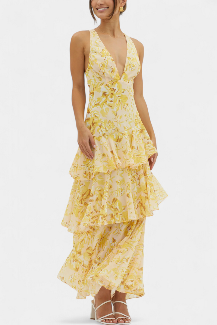 Domenica | Abito Georgette Scollo V