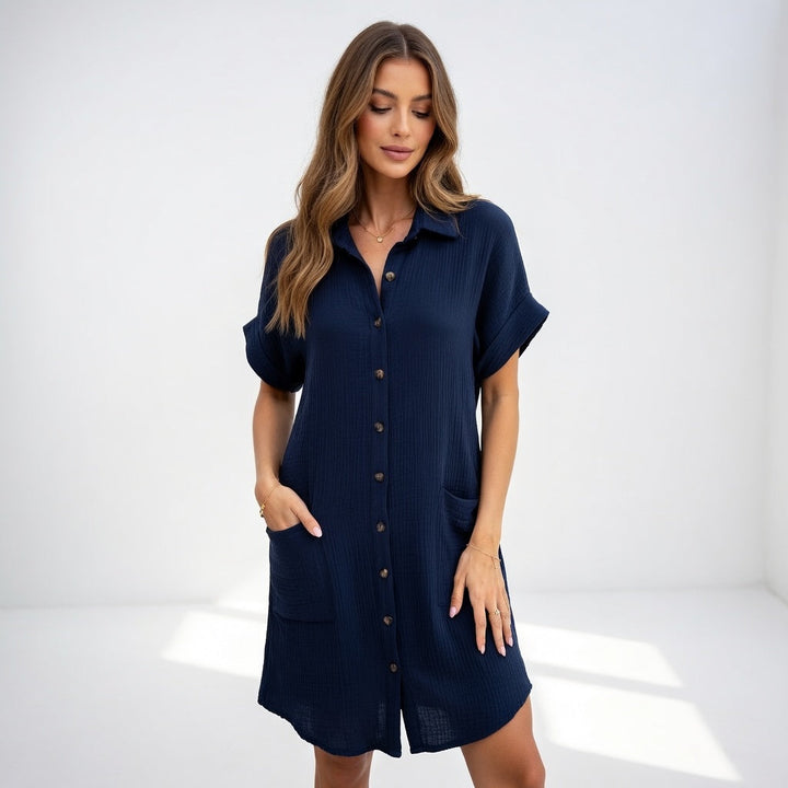 Béatrice™ | Abito Camicia Elegante