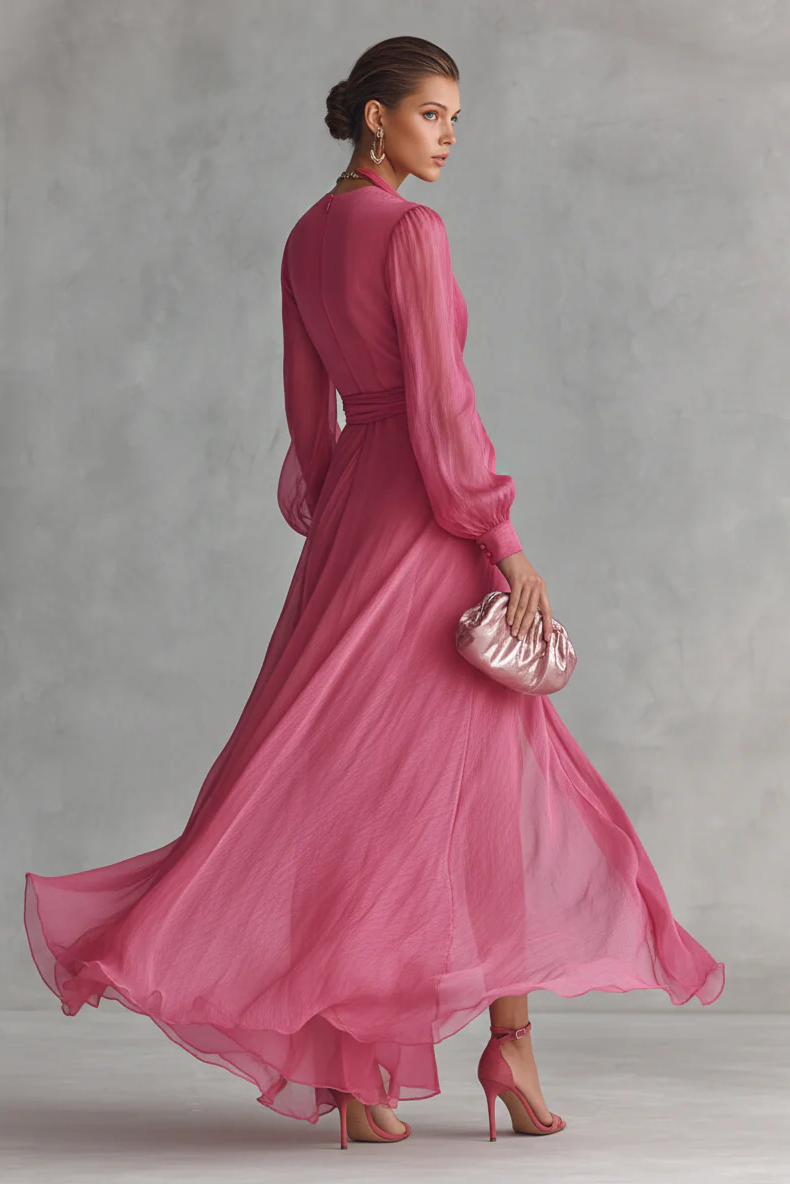 Rosalia | Maxi Abito Rosa