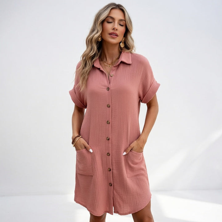 Béatrice™ | Abito Camicia Elegante