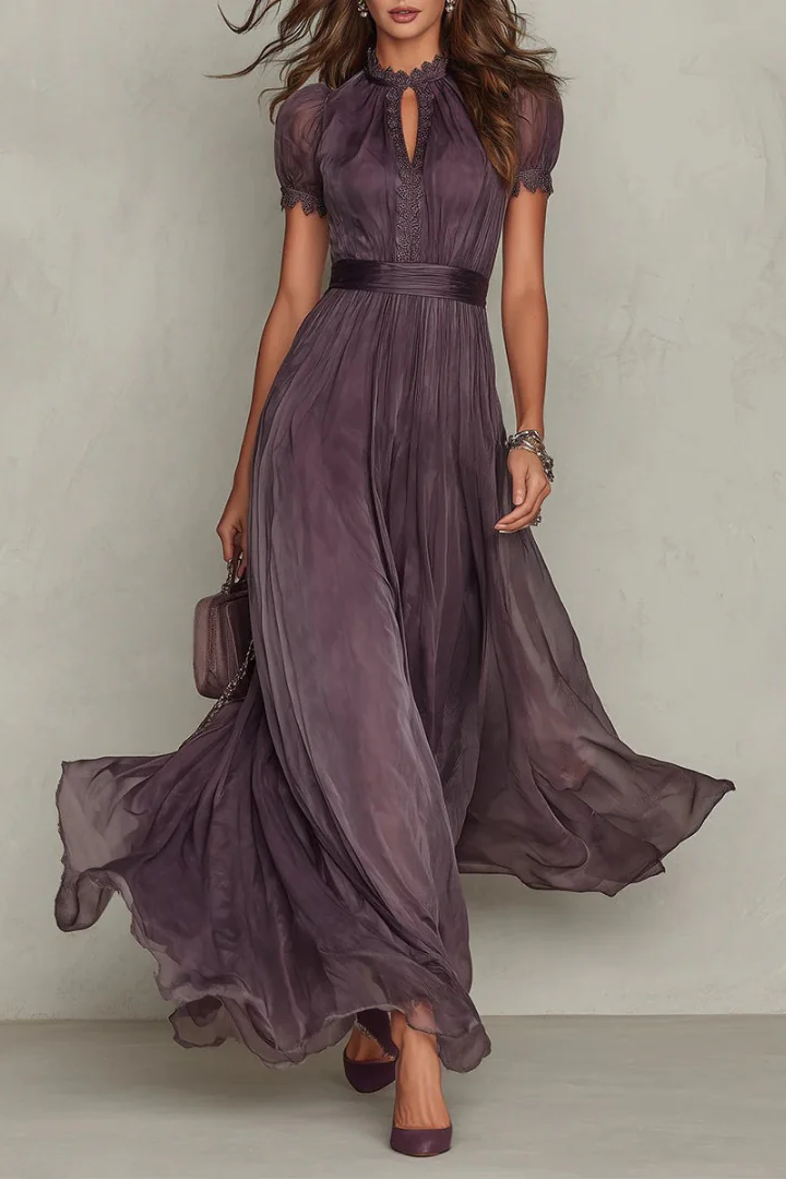 Yolanda | Elegante Vestito Maxi Fluido