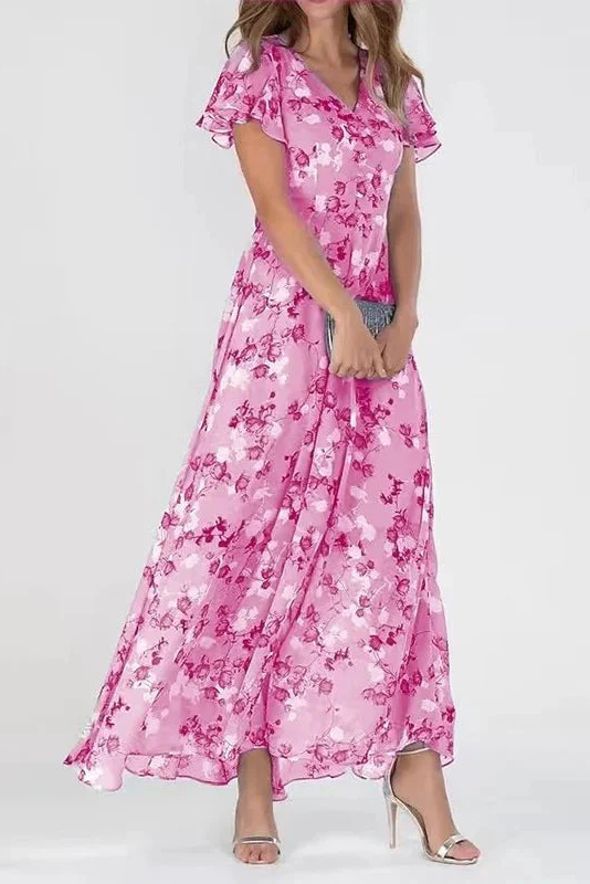 Maxi Abito Floreale Glamour
