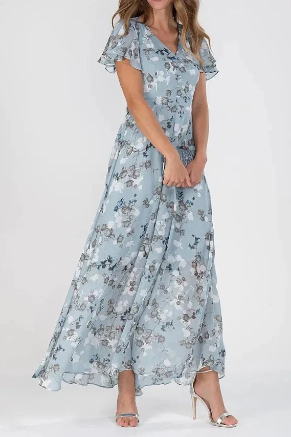 Maxi Abito Floreale Glamour
