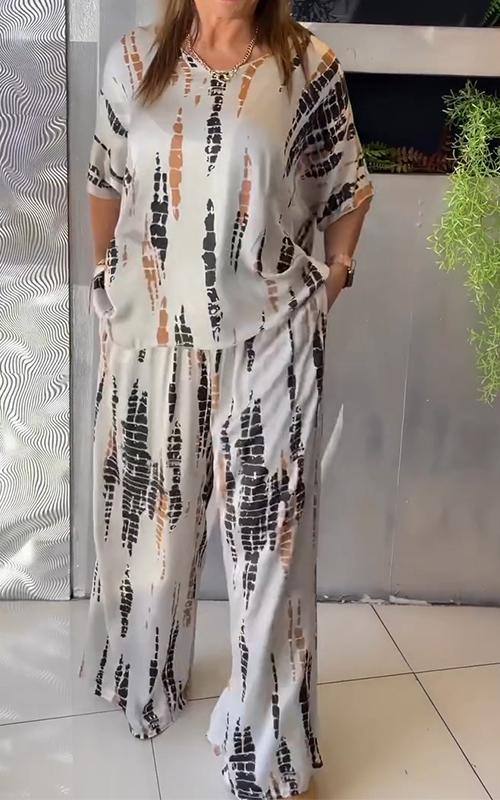 Marie - Set Stampato Casual
