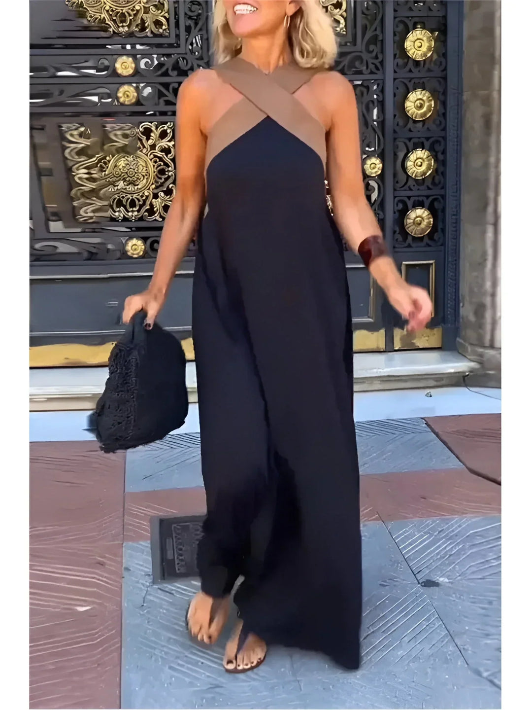 Quirine™ | Abito Maxi Incrociato