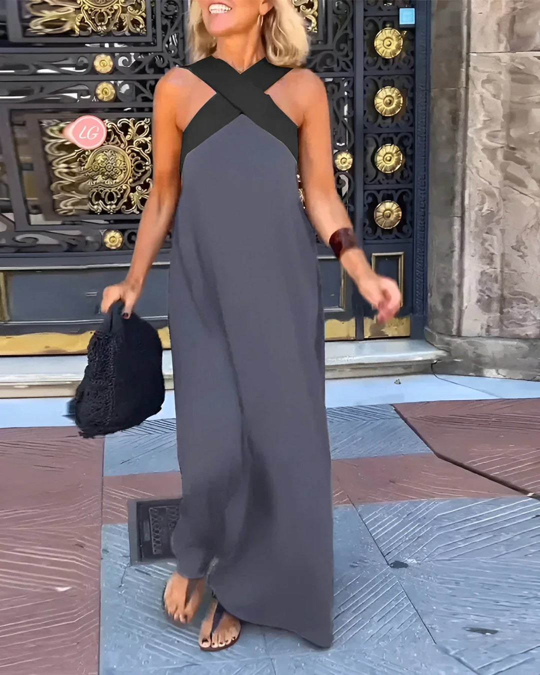 Quirine™ | Abito Maxi Incrociato