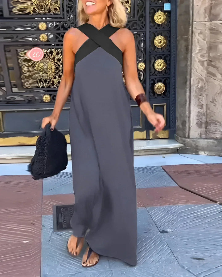 Quirine™ | Abito Maxi Incrociato