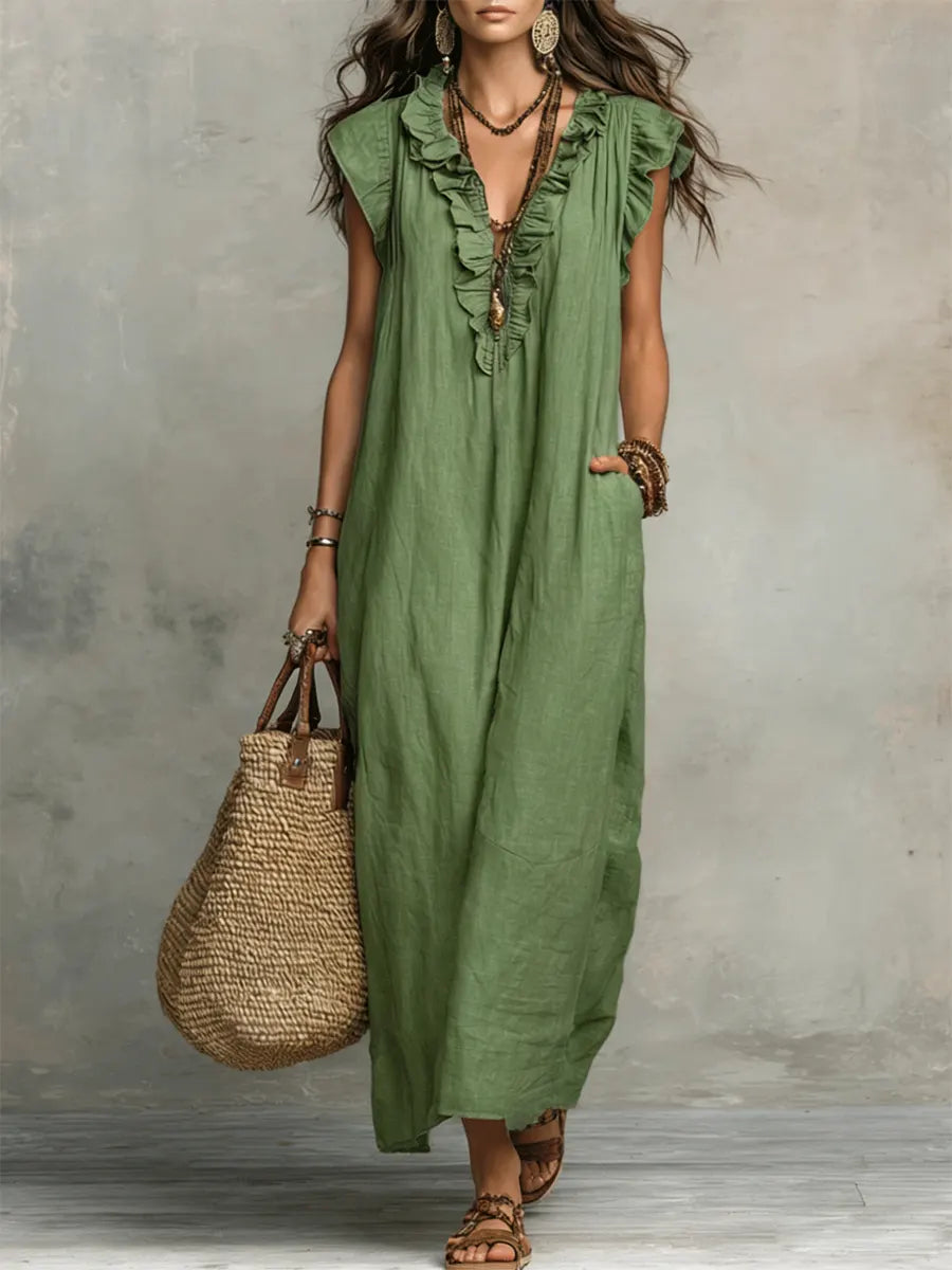 Camélia | Abito Lungo Bohemien Leggero
