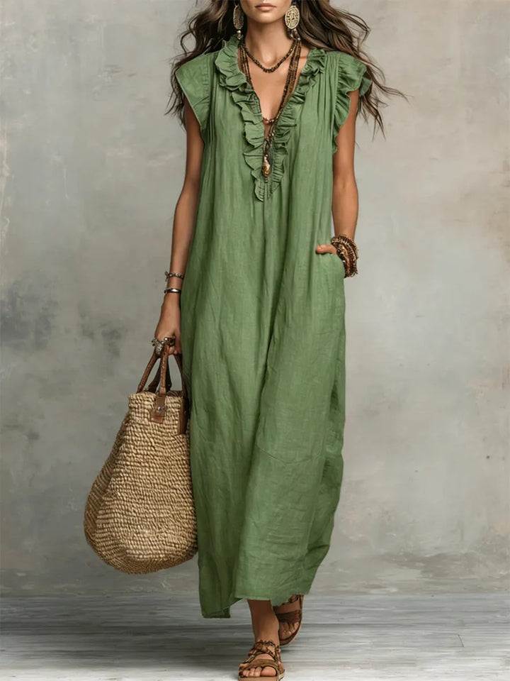 Camélia | Abito Lungo Bohemien Leggero