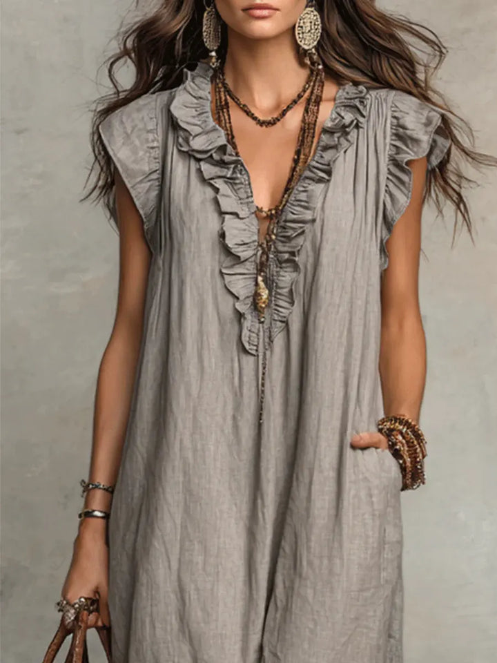 Camélia | Abito Lungo Bohemien Leggero