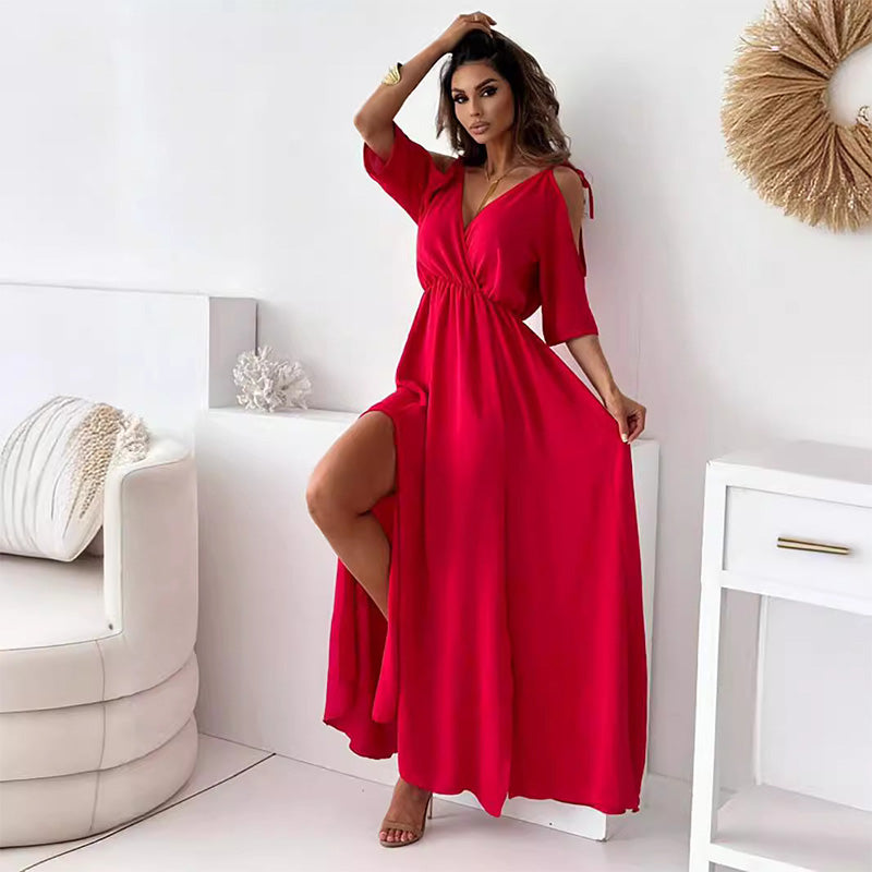 Olivia™ | Maxi Abito Spacco Elegante