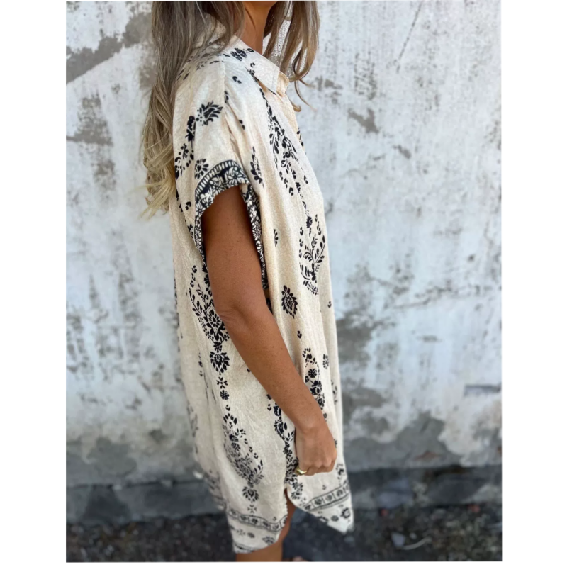 Emmeline | Abito con Tasche Stampato