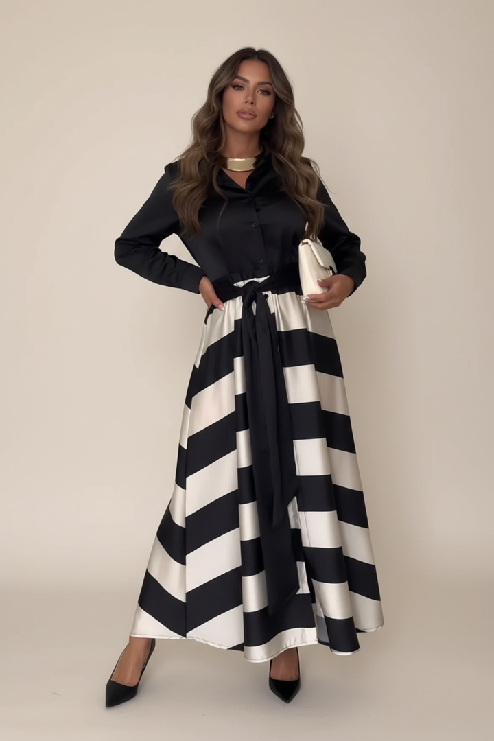 Nessia | Abito Camicia Righe
