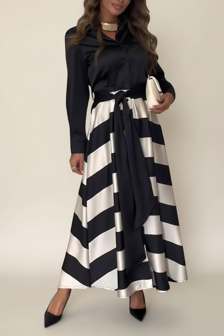 Nessia | Abito Camicia Righe