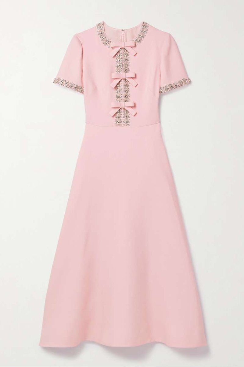 Aria™ | Abito Elegante con Cristalli e Fiocco